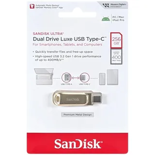 SanDisk Ultra Dual Drive Luxe 256GB