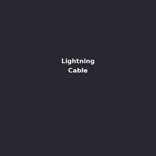 Lightning to USB-C / USB-A Cable